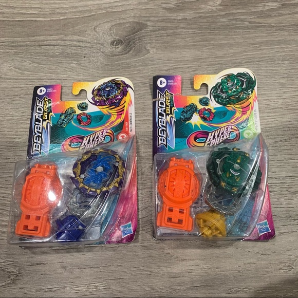Beyblade Burst Rise Hypersphere Tact Leviathan L5  & Poison Cyclops C5 Hasbro - Picture 2 of 5